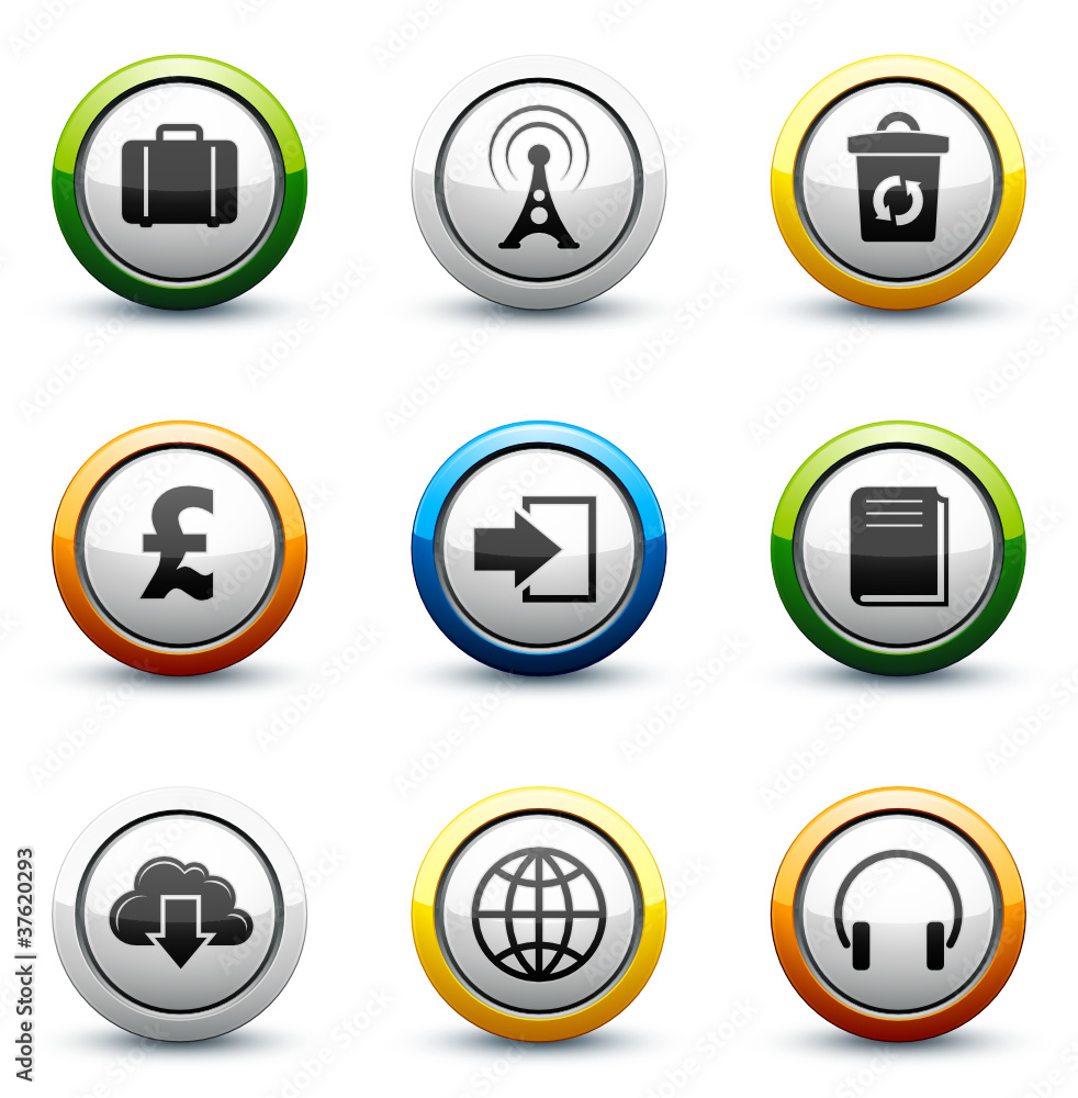 icône bouton internet icône bouton internet