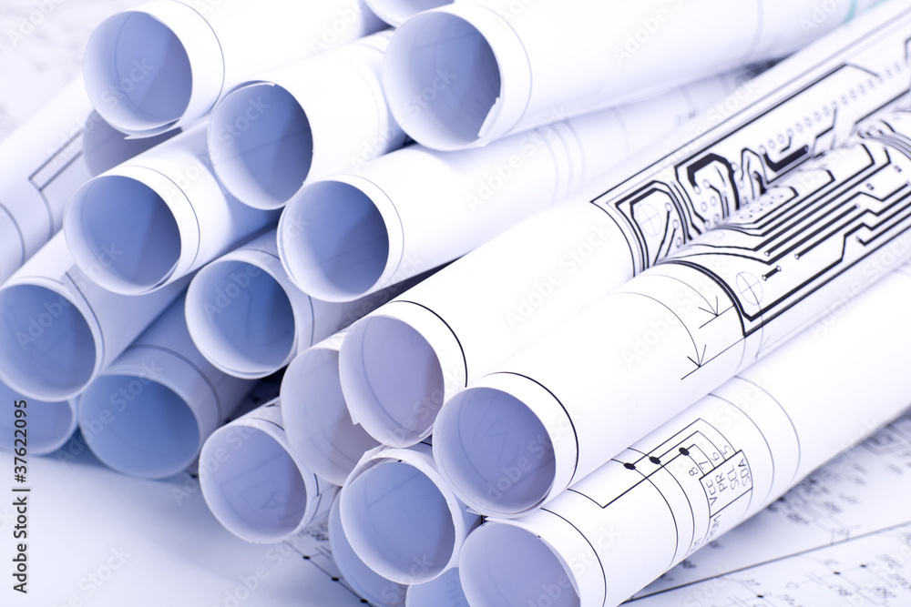 Detail drawings and drawings rolled in a tube Detail drawings and drawings rolled in a tube
