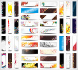 Mix Collection vertical and horizontal banners