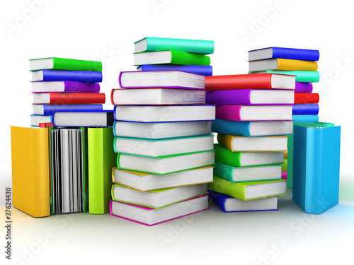 Pile of books photo