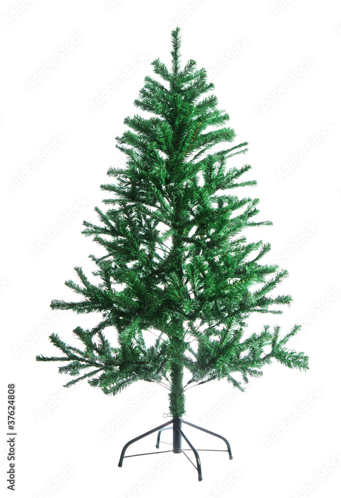 Fototapeta premium The bare artificial Christmas tree