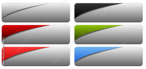 Free Download Web buttons with corners - GFXLoad