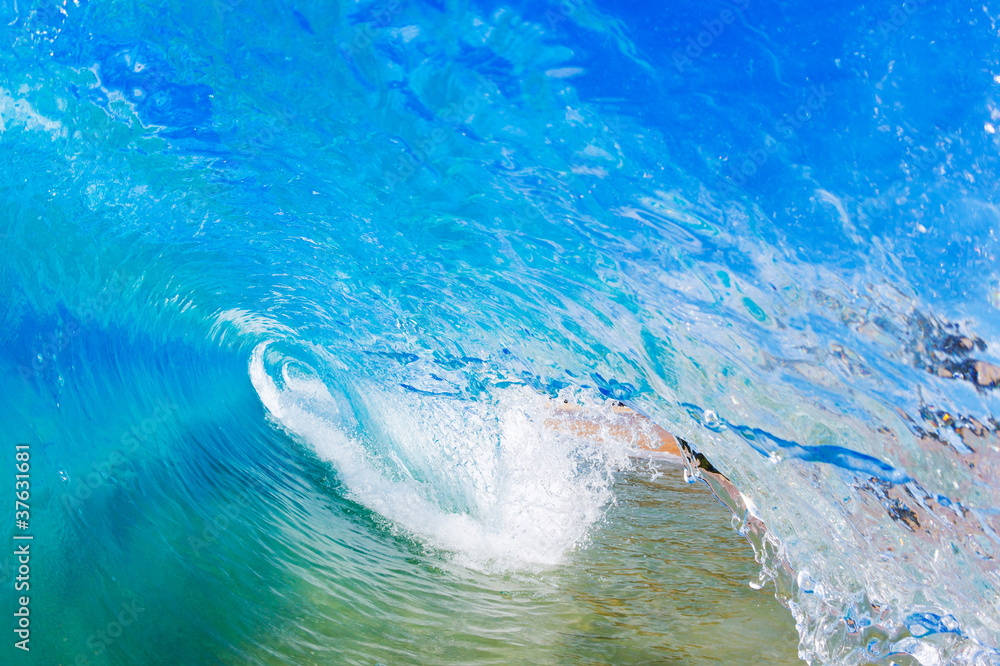 Obraz premium Blue Ocean Wave