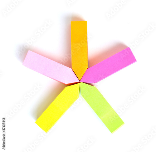 Colorful arrow memo stick