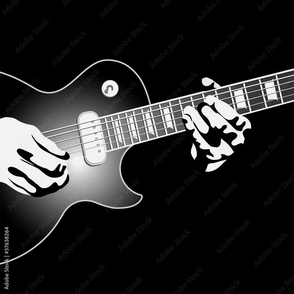 Obraz premium Guitar player