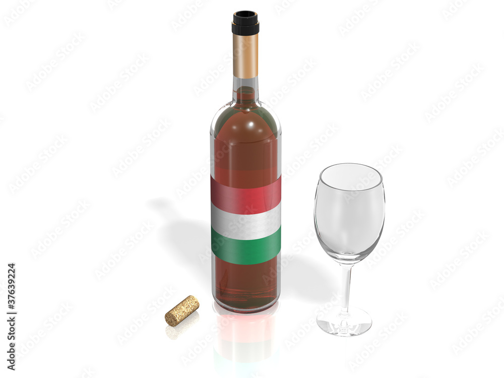BOTTLE OF WINE HUNGARY BOTTLE OF WINE HUNGARY