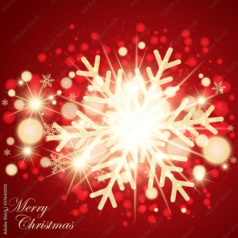 Obraz premium Abstract christmas background with bright lights.