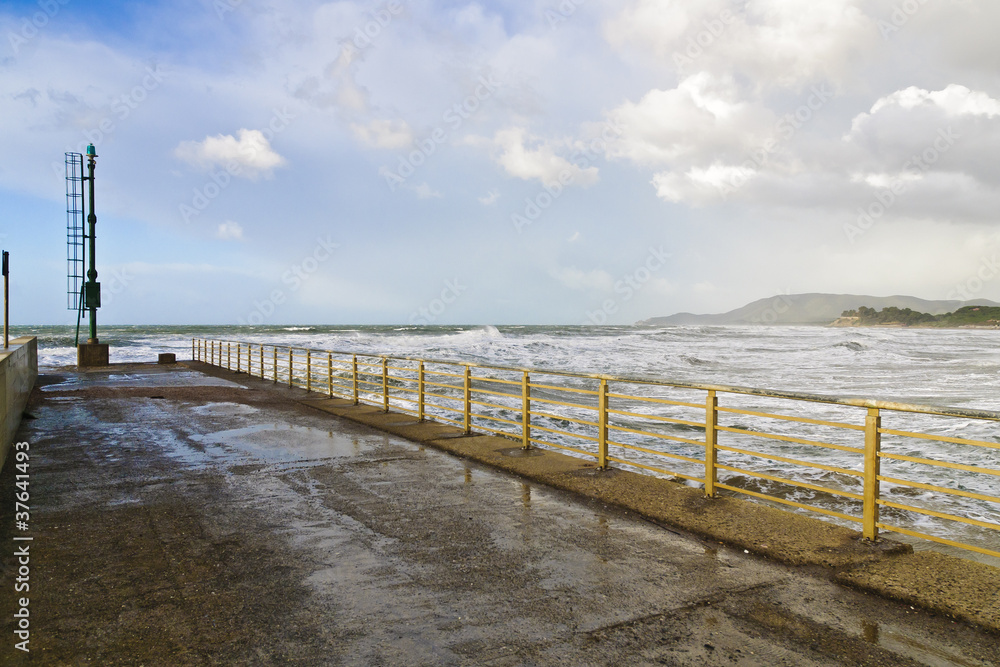 Fototapeta premium molo di Castiglione della Pescaia - Grosseto
