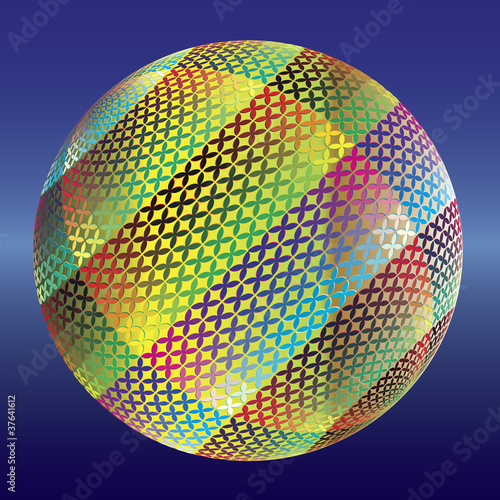 World of blossoms in vector art