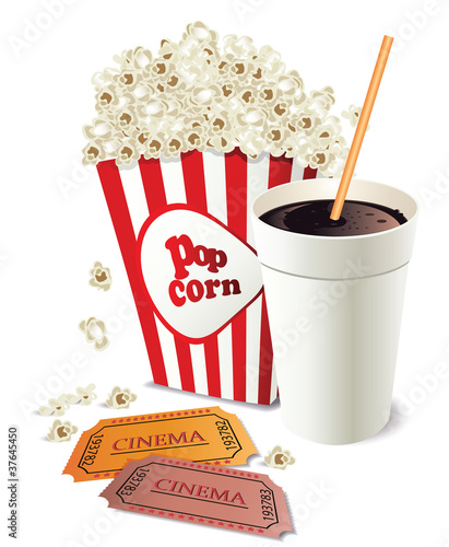 Popcorn and coke cup