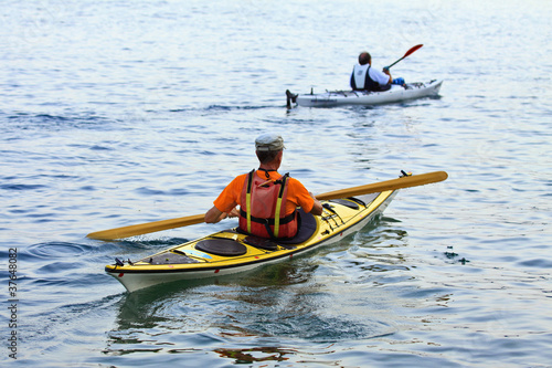 Coppia di kayak sul lago di Garda © Maurizio Rovati