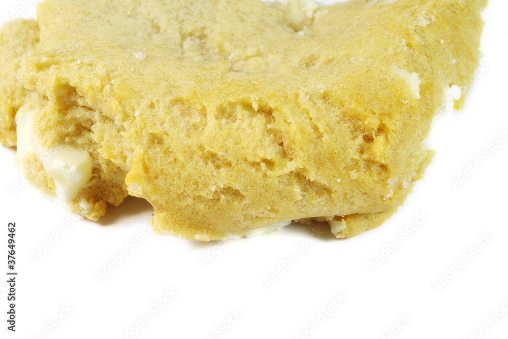 Close-up of a White Chocolate Chip Cookie Close-up of a White Chocolate Chip Cookie