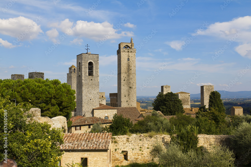 Torri di San Gimignano, Toscana
