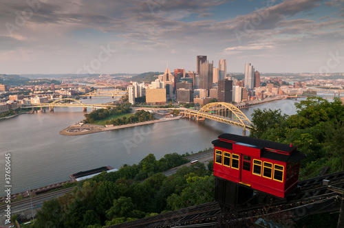 Fotografie Pittsburgh Skyline