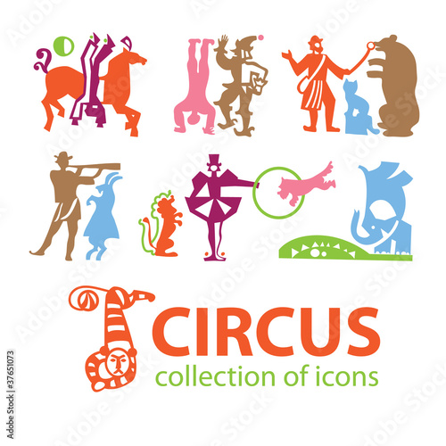 Circus-collection-icons
