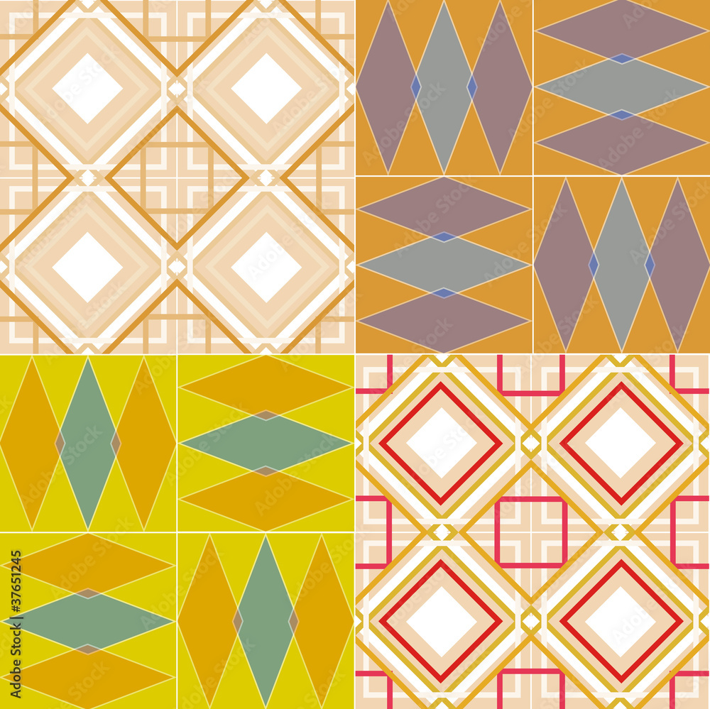 Fototapeta premium Vector retro background or pattern