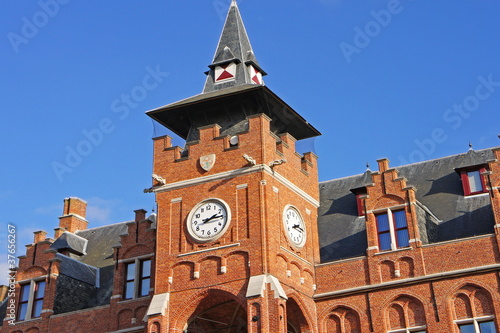 Rathaus (stadhuis) in KNOKKE-HEIST - Belgien