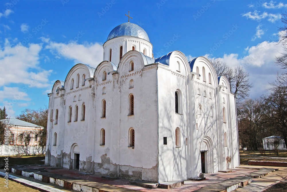 Antique ukrainian orthodox Church in Chernigov, Ukraine