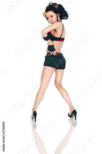 Female hip-hop dancer