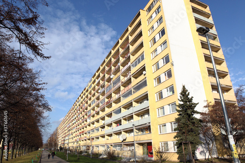 Tower blocks in Prague, Czech republic