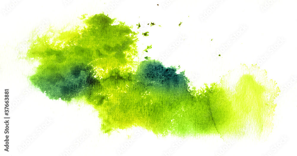 Abstract watercolor background - obrazy, fototapety, plakaty 