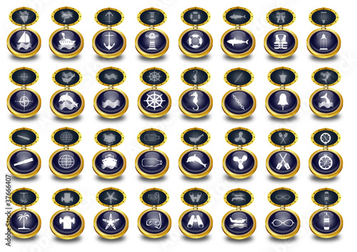 Set 32 Nautical icons