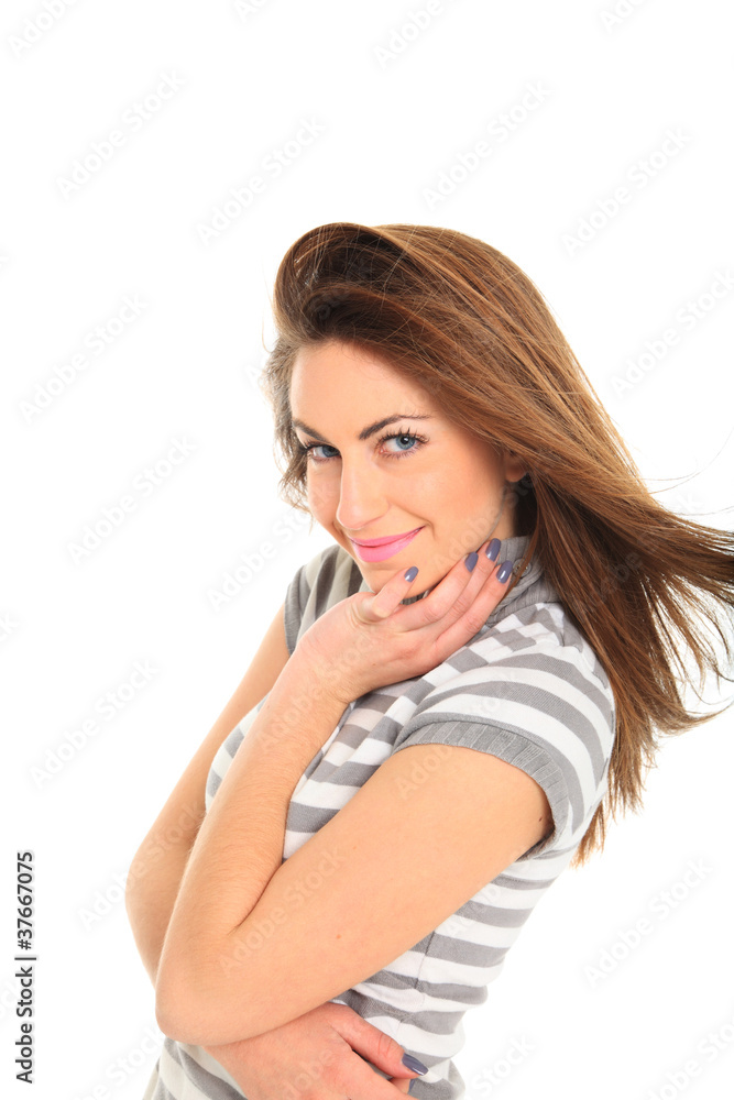 beautiful casual girl portrait beautiful casual girl portrait