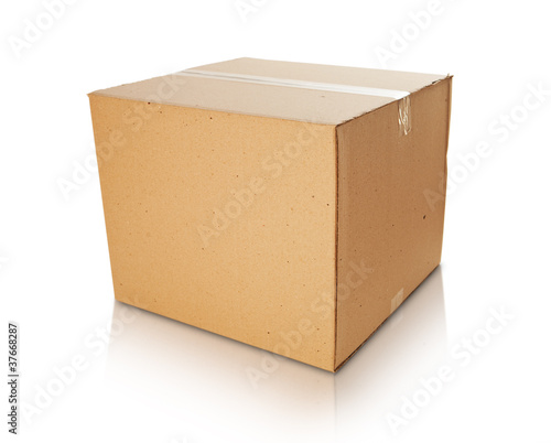 Canvas Print Cardboard box