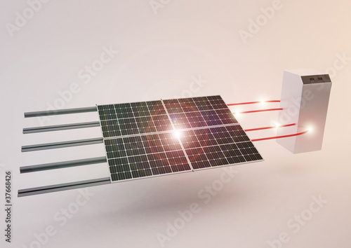 pannelli solari fotovoltaico pompa di calore schema photo