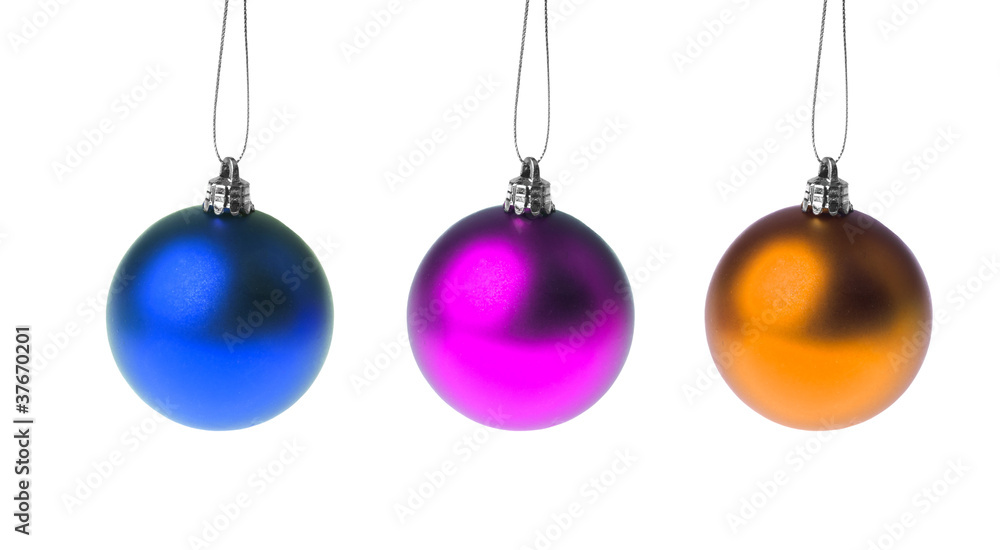 Christmas decoration isolated on white background