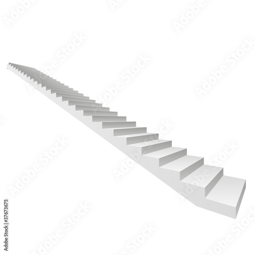 Vector 3D white concept image