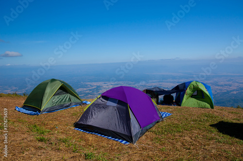 Fototapeta Naklejka Na Ścianę i Meble -  Tourist tent