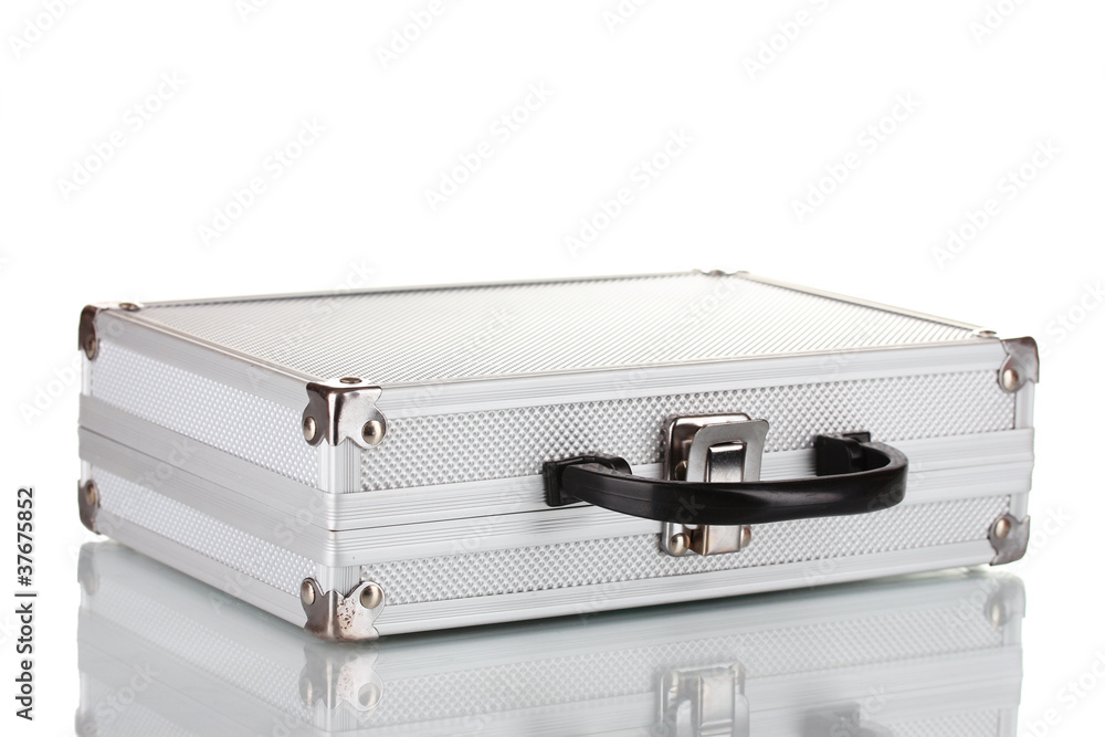 grey box for tools isolated on white grey box for tools isolated on white