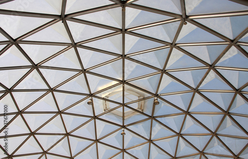 botanical dome glass roof structure