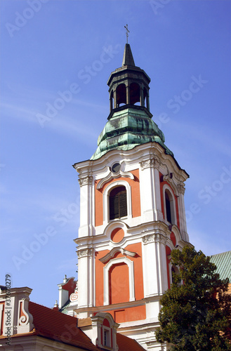 wieża kościoła farnego w Poznaniu