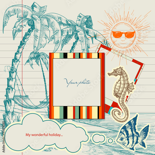 Holiday projects for travel flyers or brochures
