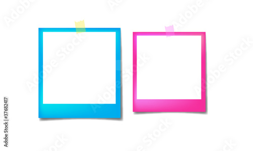 cadres photos multicolore