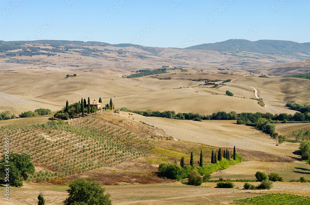 Naklejka premium Podere im Herbst - Podere in fall 07