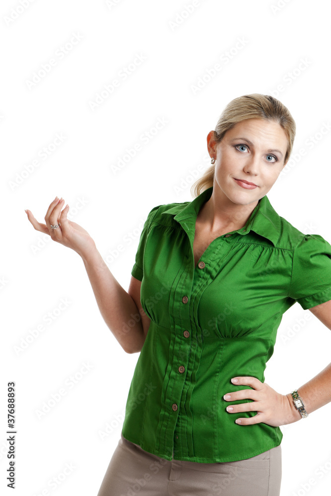 Matter of fact woman Matter of fact woman