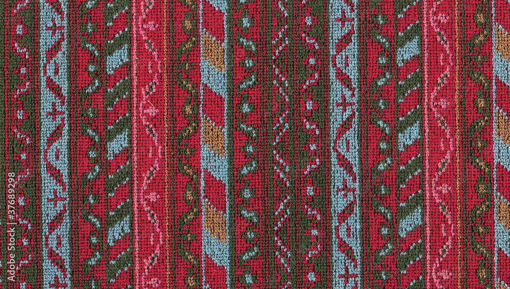Tapis rayé texturé. Tapis rayé texturé.