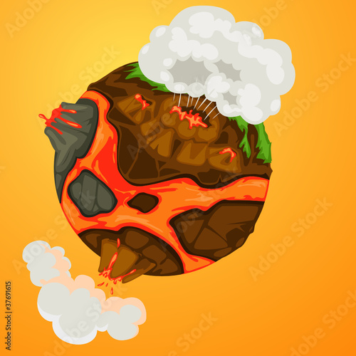volcano earth