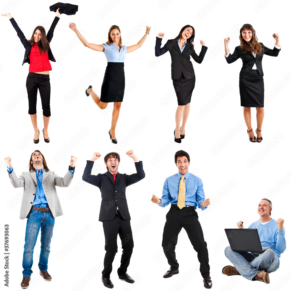 Obraz premium Happy people
