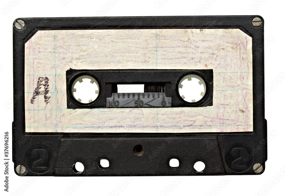 Fototapeta premium music audio tape vintage