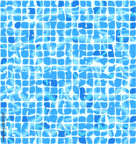 Seamless background. Ceramic tiles with sunlight riple.