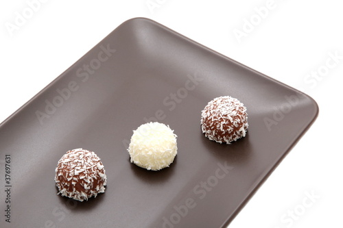 Chocolate And Coconut Balls