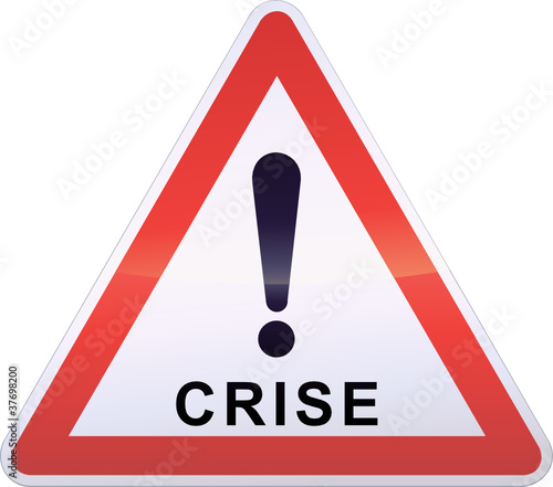 Panneau de danger Crise (détouré)