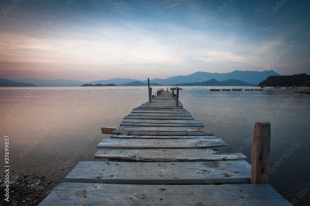 pier and boat