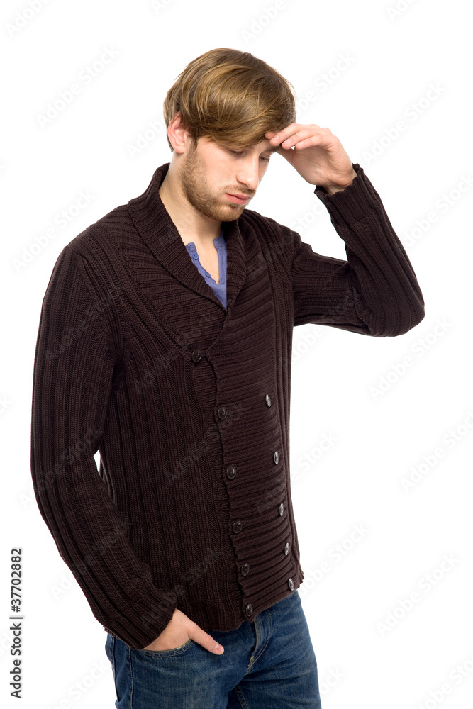 Man with headache Man with headache