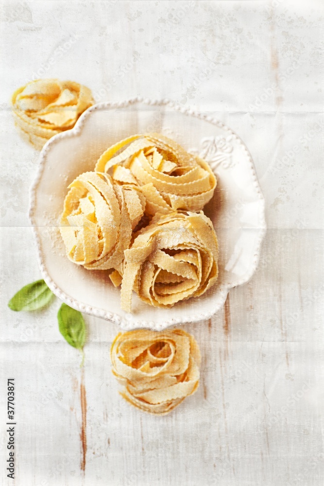 Italian pasta with vintage look