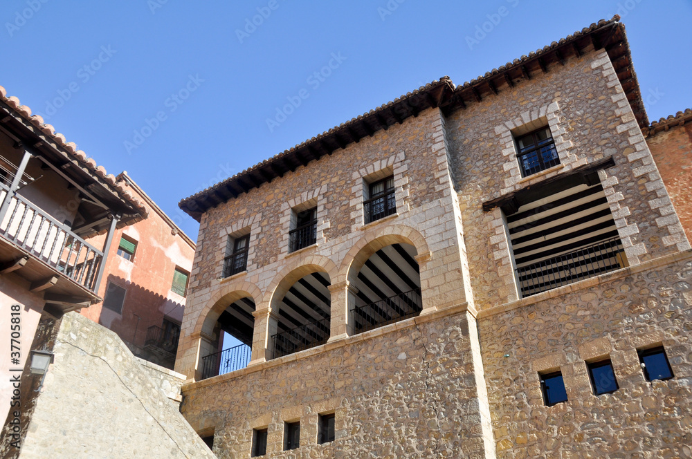 Fototapeta premium Albarracin, pueblo en Teruel